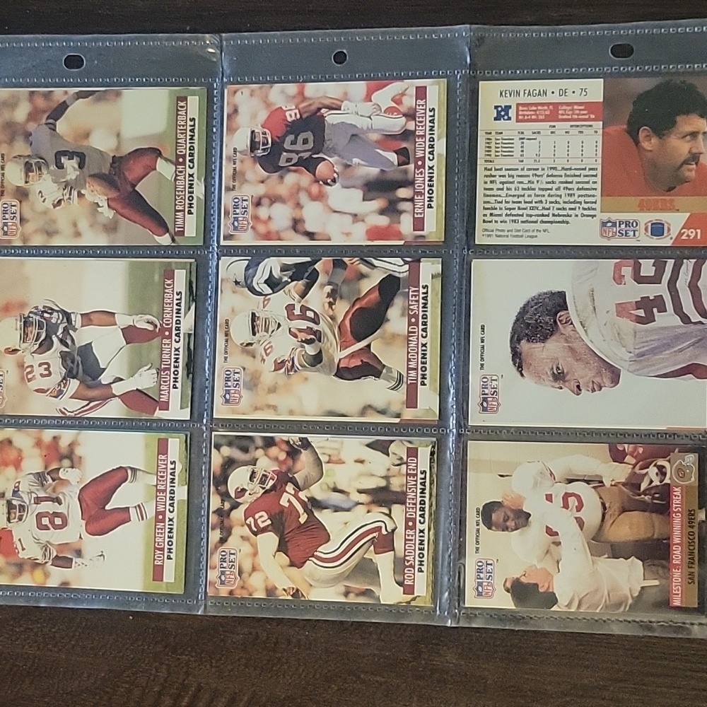 Football card collection